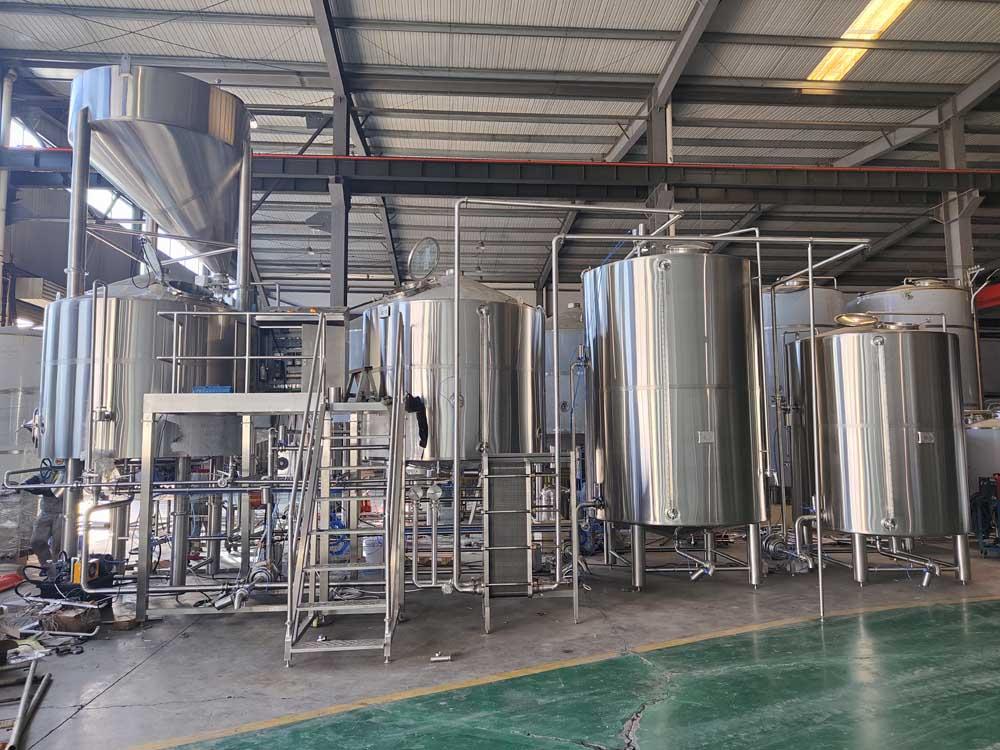 4000L brewery system,4000L fermenter,2-Vessel brewhouse,Steam brewing system,Japan brewery